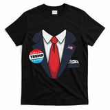 Donald Trump Halloween Costume Suit For T-Shirt - Black
