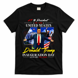 Donald Trump Inauguration Day 2025 47th President T-Shirt - Black