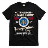 Donald Trump Inauguration Day 2025 47th T-Shirt - Black