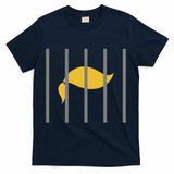 Donald Trump Impeach Anti Trump Behind Bars T-Shirt - Navy