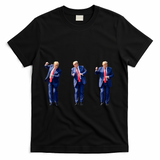 Donald Trump Is Your President Qr Trump Dance (2side) T-Shirt - Black