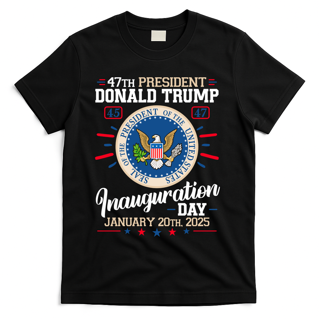 Donald Trump Inauguration Day 2025 T-Shirt - Black