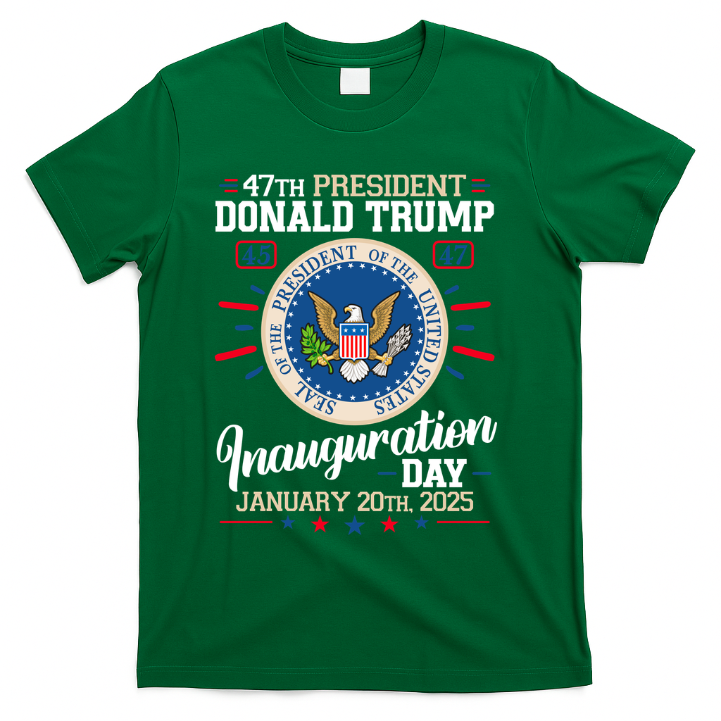 Donald Trump Inauguration Day 2025 T-Shirt - Green
