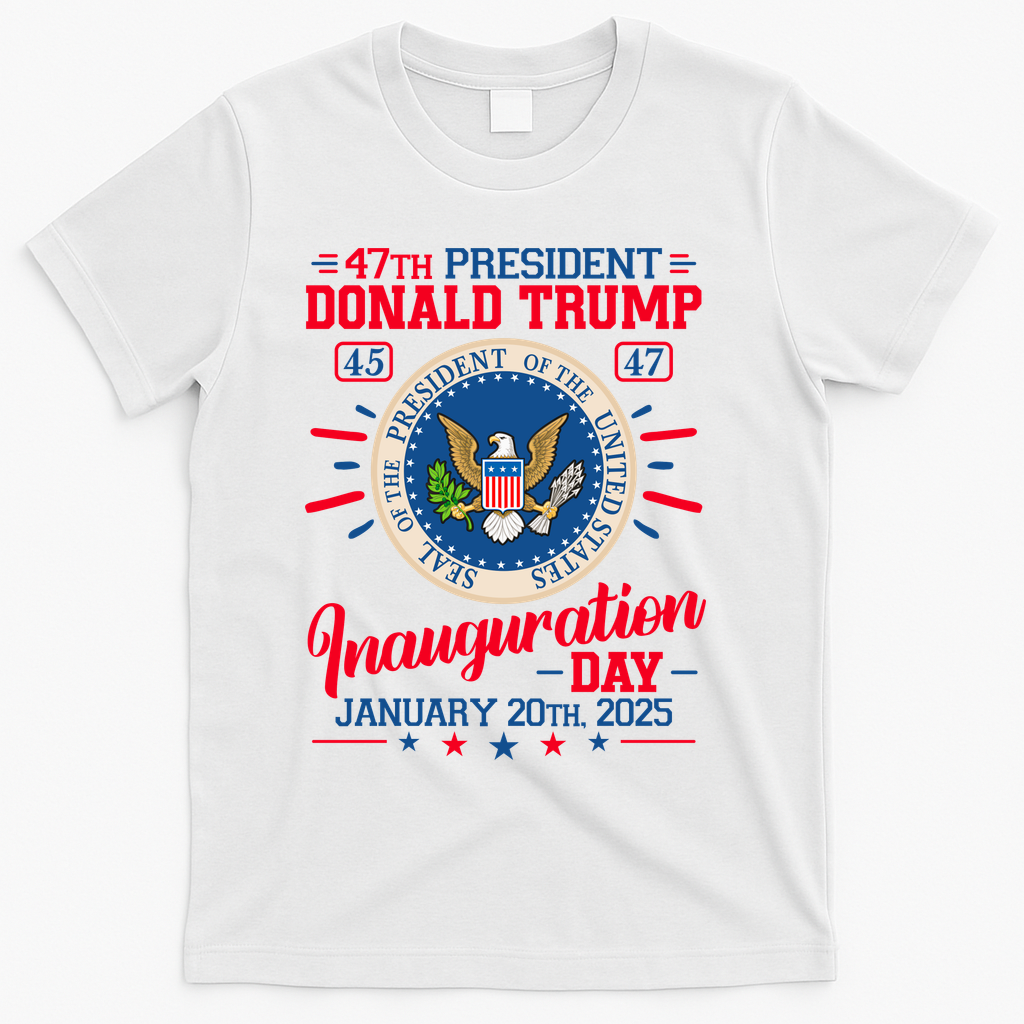Donald Trump Inauguration Day 2025 T-Shirt - White