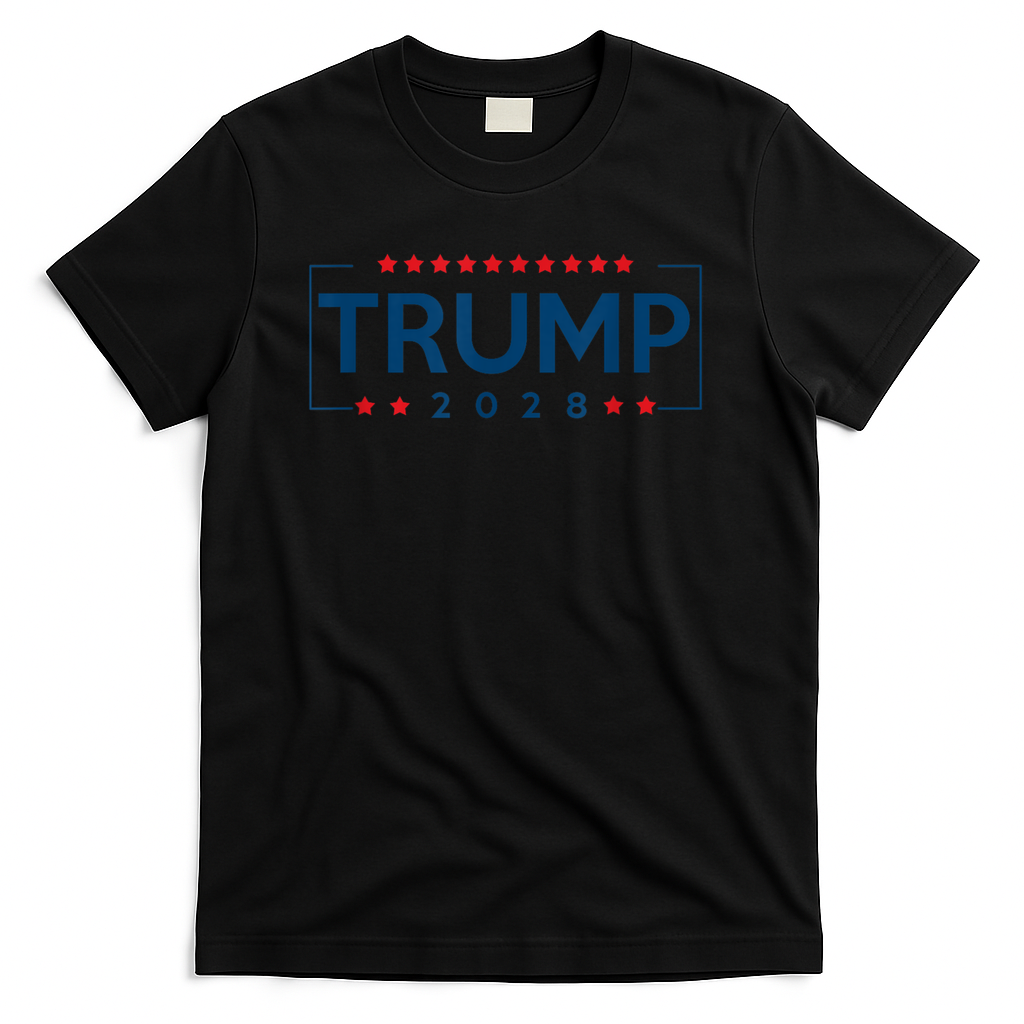 Donald Trump J D Vance 2028 Vance Trump 2028. T-Shirt - Black