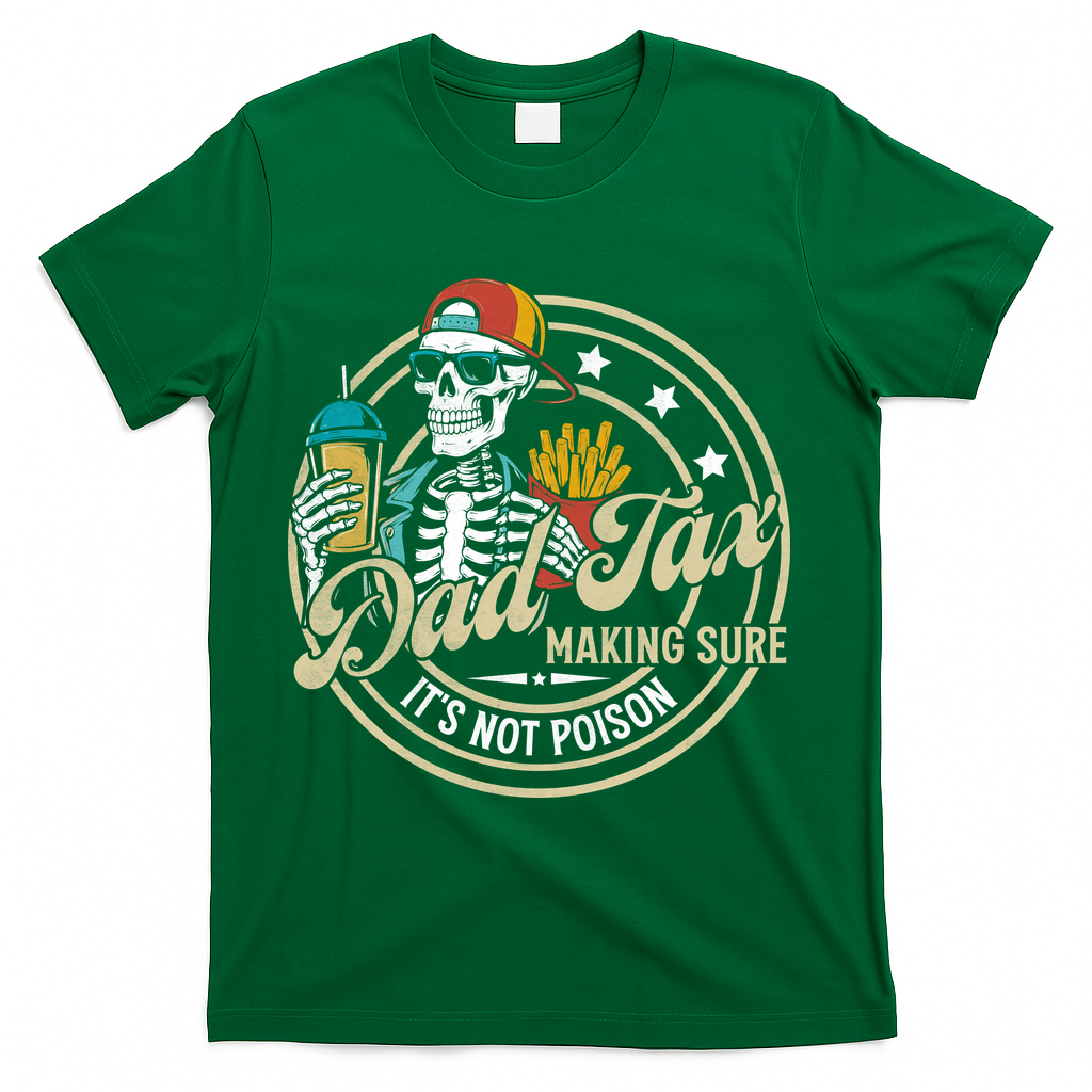 Dad Tax Making Sure Not Poison T-Shirt - Green