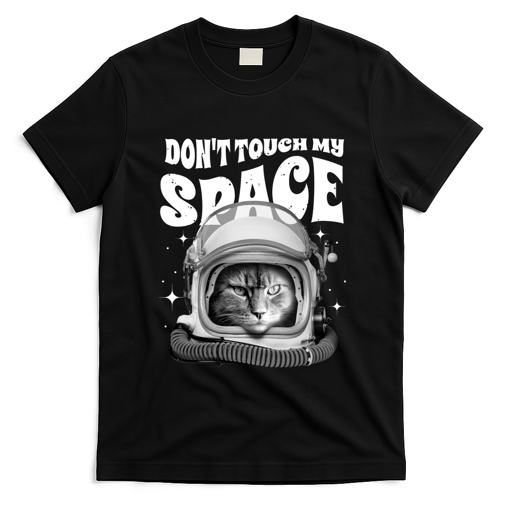 Don't Touch My Space Cat T-Shirt