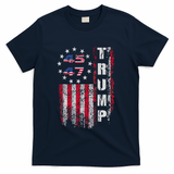 Donald Trump Merchandise 45 47 Trump 2025 T-Shirt - Navy