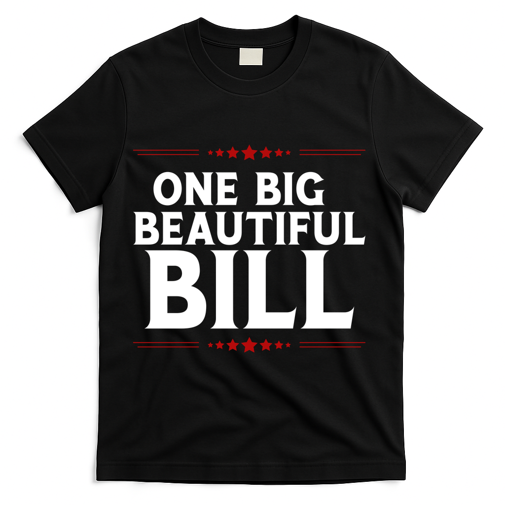 Donald Trump One Big Beautiful Bill T-Shirt - Black