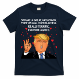 Donald Trump Your A Great Mom T-Shirt - Navy