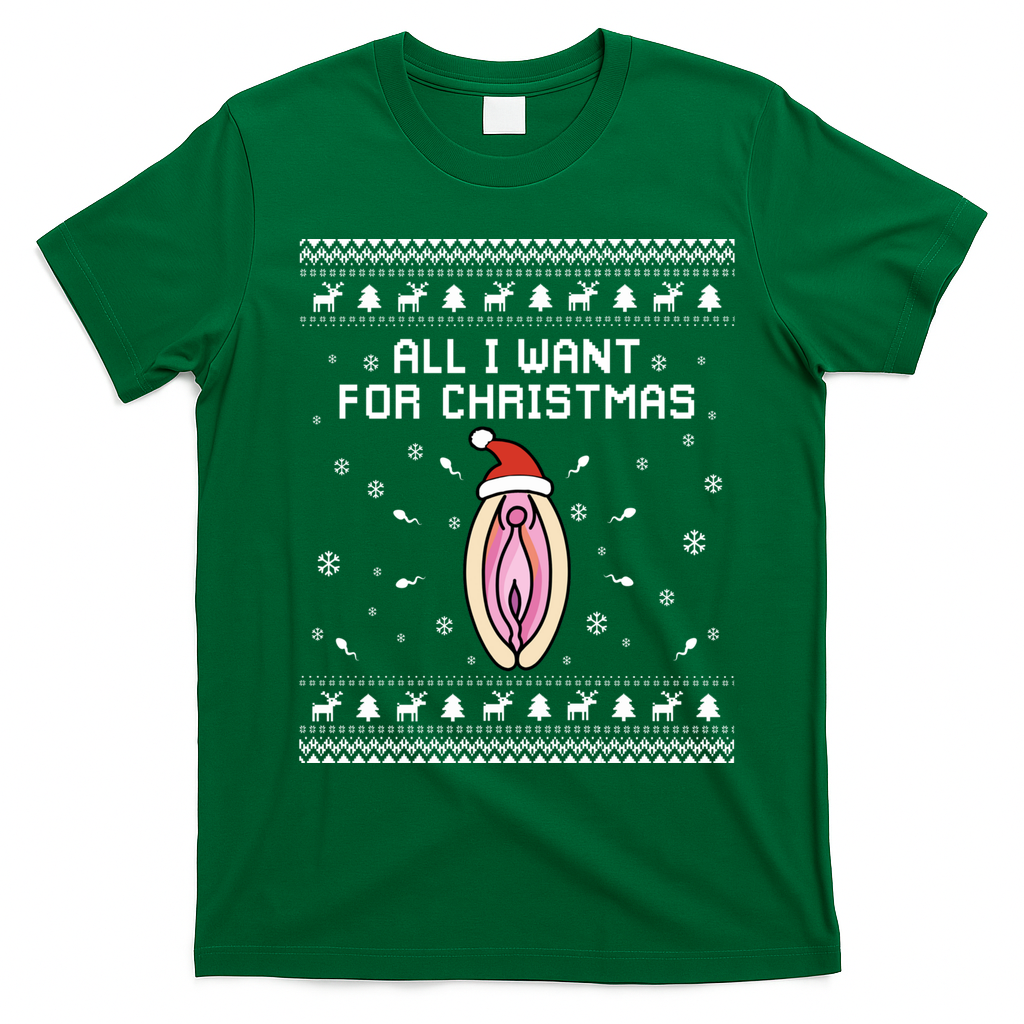 Dirty Ugly Christmas For Husband Or Friend Gift T-Shirt - Irish Green