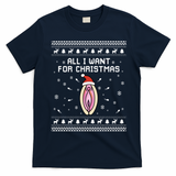 Dirty Ugly Christmas For Husband Or Friend Gift T-Shirt - Navy Blue
