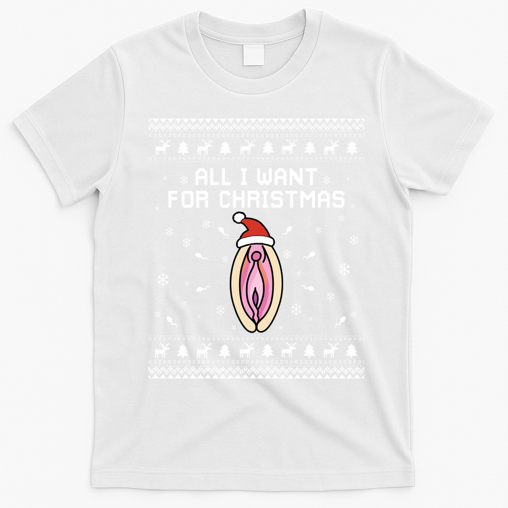 Dirty Ugly Christmas For Husband Or Friend Gift T-Shirt - White