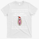 Dirty Ugly Christmas For Husband Or Friend Gift T-Shirt - White