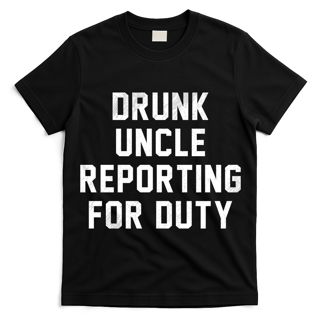 Drunk Uncle Reporting For Duty T-Shirt