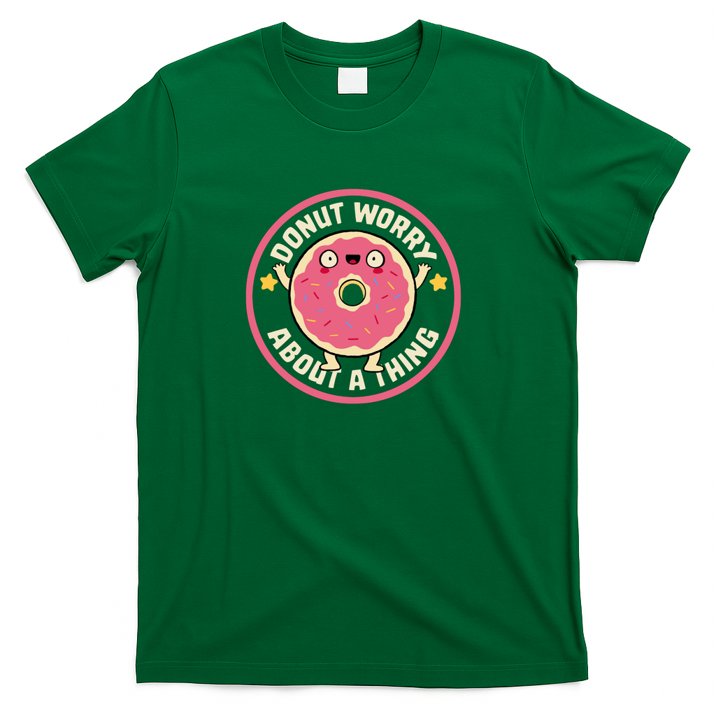 Donut Worry About a Thing by Tobe Fonseca - Green