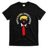 Elect A Clown Expect A Circus Funny Anti Trump Graphic T-Shirt - Black