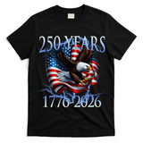 Eagle American Flag 250 Years 1776-2026 250th Birthday America T-Shirt
