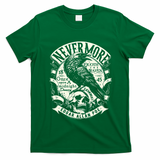Edgar Allan Poe Quoth The Raven T-Shirt - Irish Green