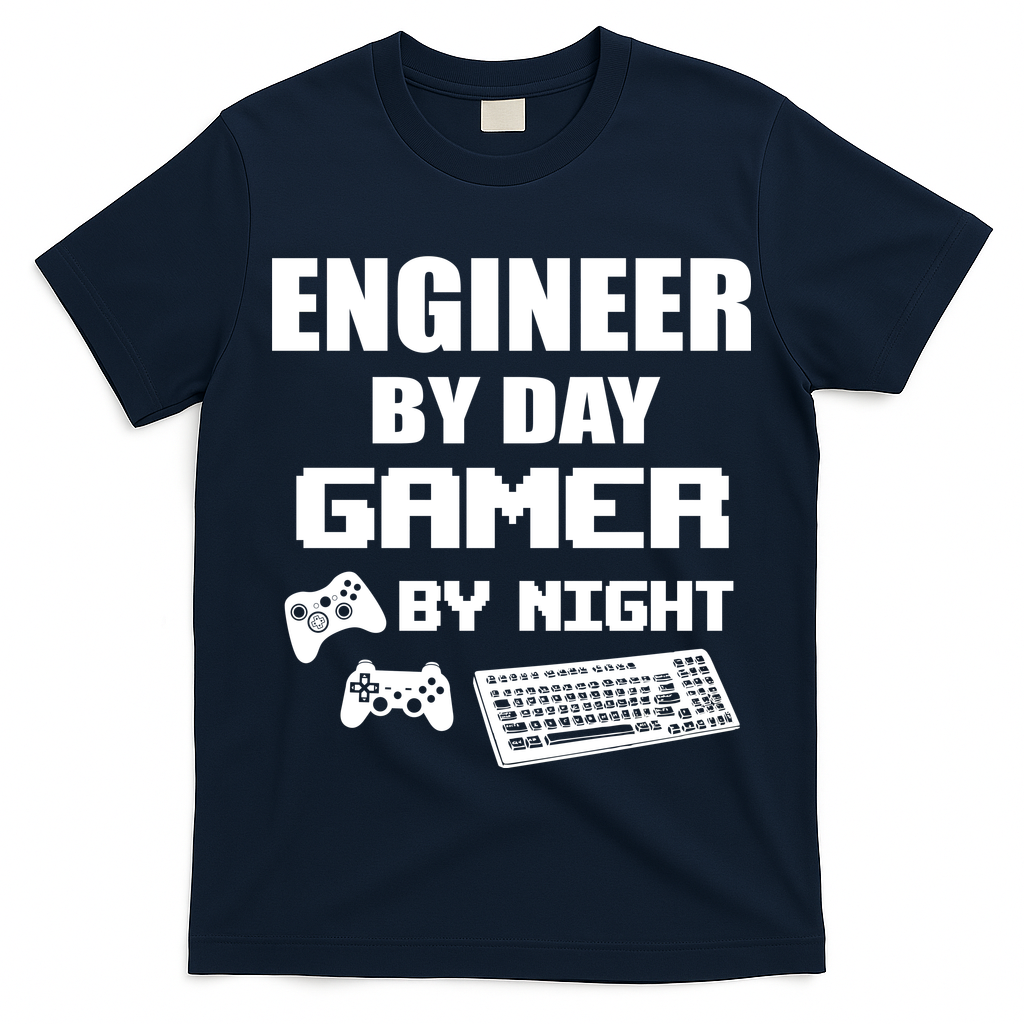 Engineer By Day Gamer By Night T-Shirt