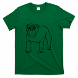 English Bulldog Line Minimal - Green