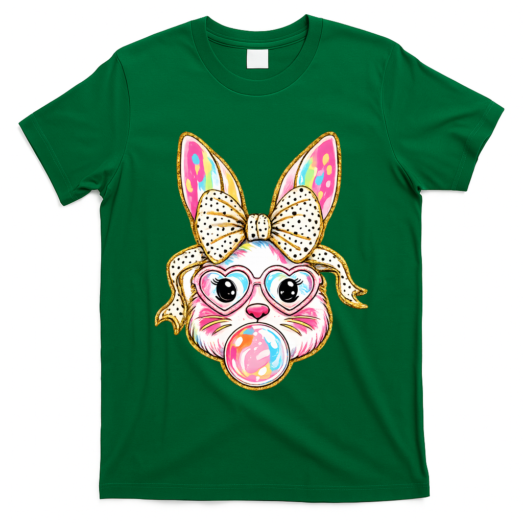 Easter Cute Bunny Leopard Rabbit T-Shirt