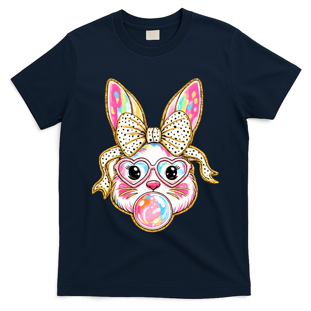 Easter Cute Bunny Leopard Rabbit T-Shirt