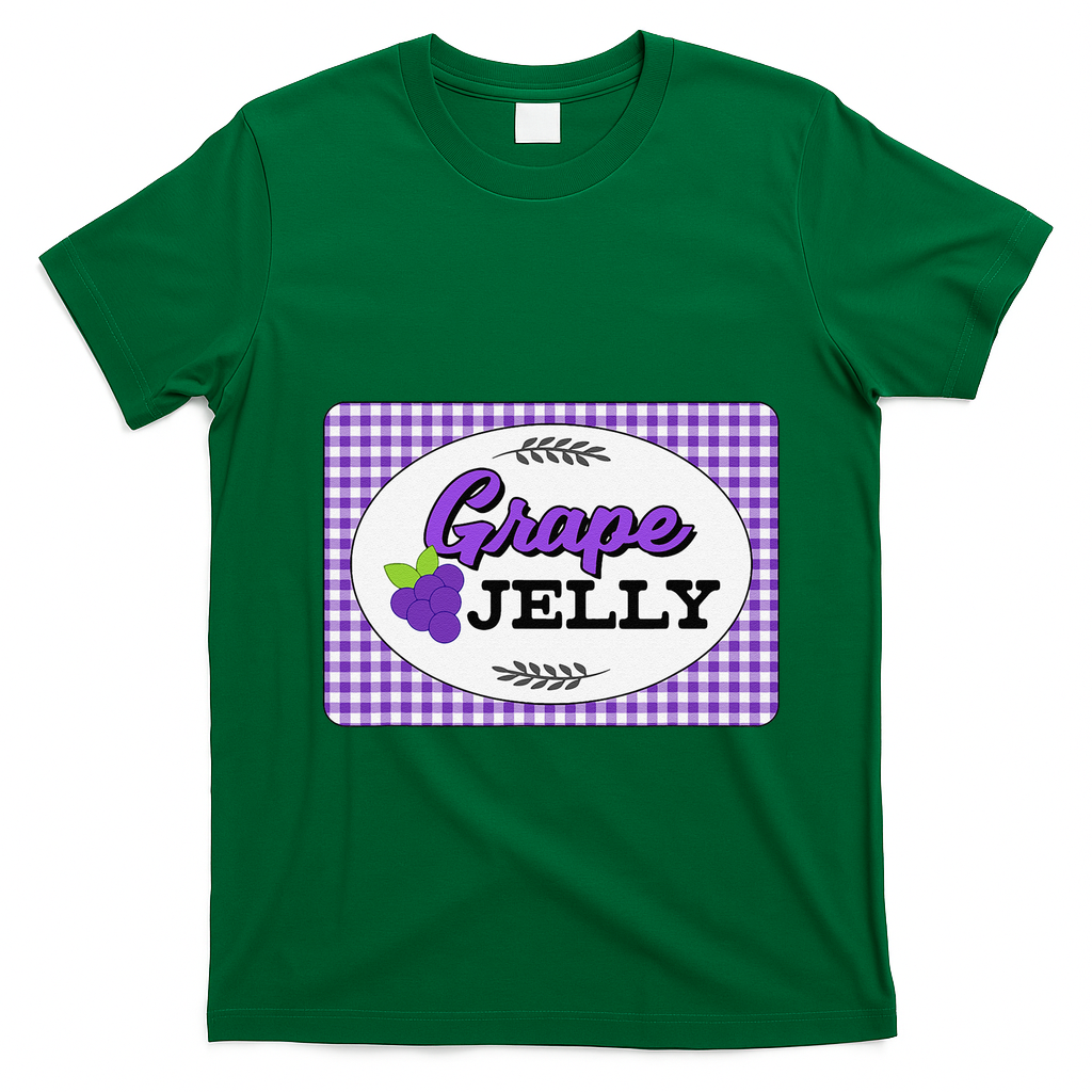 Easy Couples Halloween Costumes Grape Jelly Costume T-Shirt - Irish Green