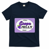 Easy Couples Halloween Costumes Grape Jelly Costume T-Shirt - Navy Blue