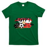 Egypt Country Soccer World 2026 Fan T-Shirt - Irish Green