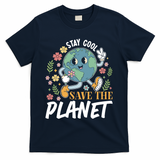 Earth Day Save The Planet T-Shirt - Navy