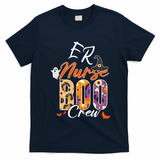 Er Emergency Nurse Boo Crew Funny Medical Squad Gift T-Shirt - Navy Blue