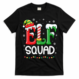 Elf Family Christmas Matching Xmas Elf Squad T-Shirt - Black