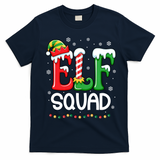 Elf Family Christmas Matching Xmas Elf Squad T-Shirt - Navy Blue