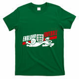 England Football Crest Soccer Apparel For Fans T-Shirt - Irish Green