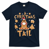 Eeyore Gingerbread Christmas Eeyore Gingerbread T-Shirt - Navy Blue