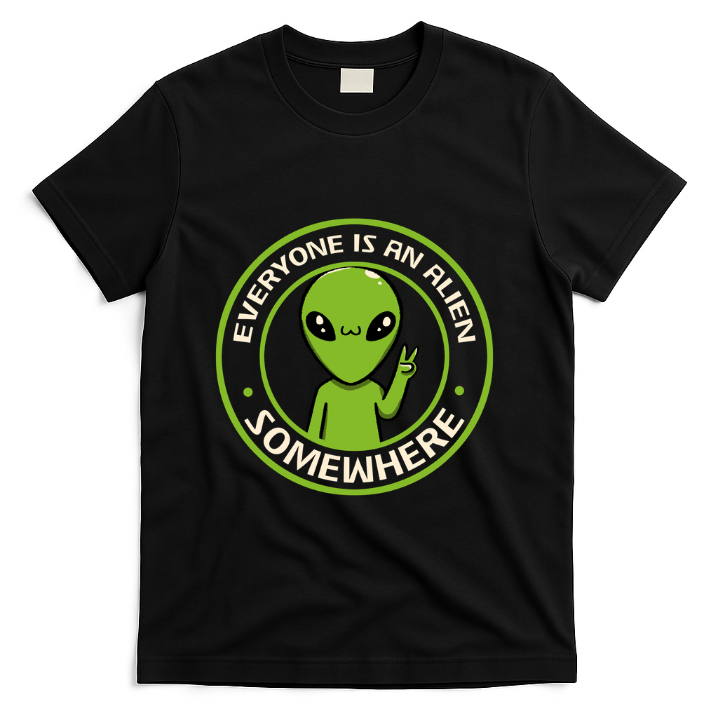 Everyone Is An Alien Somewhere by Tobe Fonseca - Black