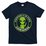 Everyone Is An Alien Somewhere by Tobe Fonseca - Navy