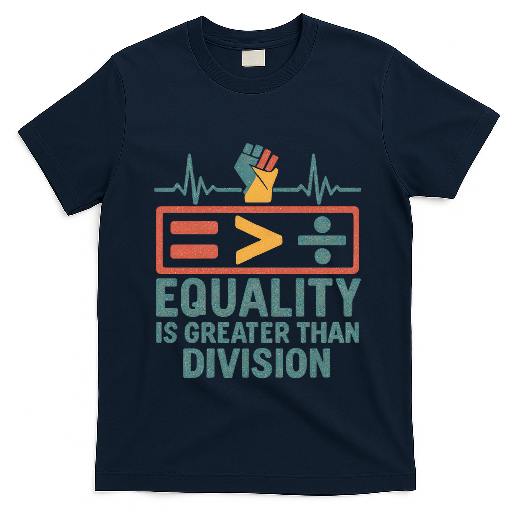 Equality is Greater Than Division T-Shirt