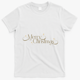 Elegant Merry Christmas T-Shirt - White
