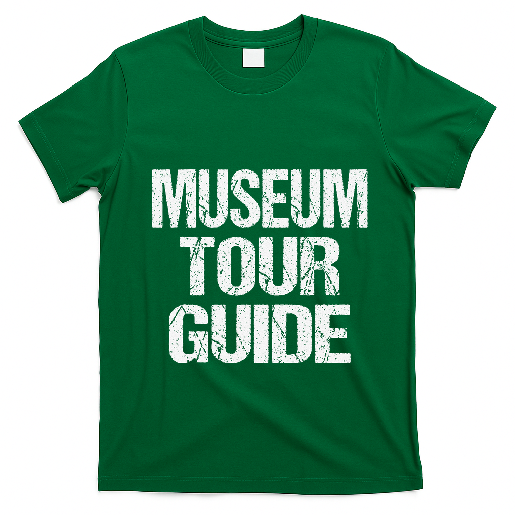 Easy Museum Tour Guide Costume Halloween Outfit T-Shirt - Irish Green