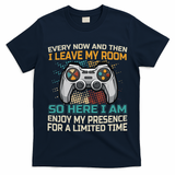 Every Now And Then I Leave My Room Funny Gaming T-Shirt