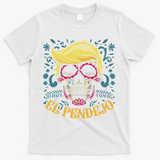 El Pendejo Dia De Los Muertos Sugar Skull Anti Trump T-Shirt - White