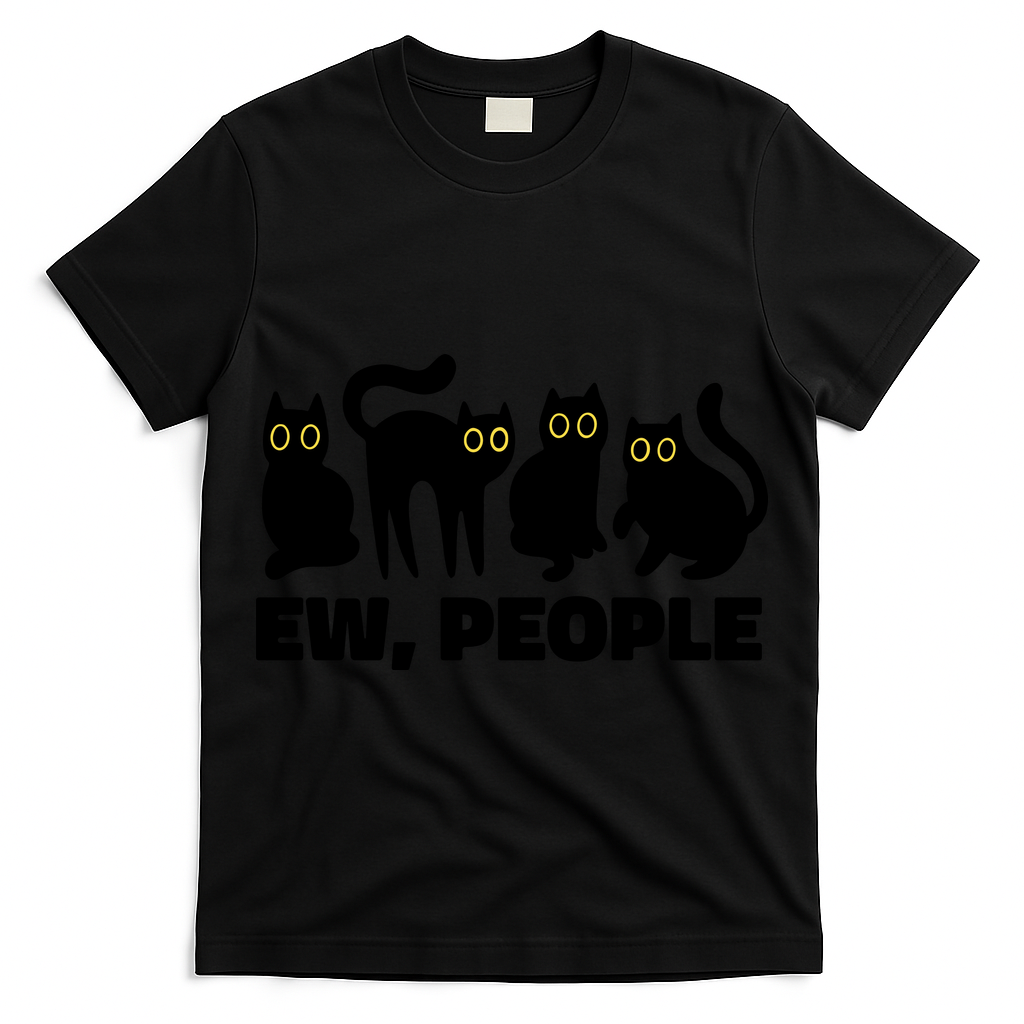 Ew People Funny Cat Lover T-Shirt
