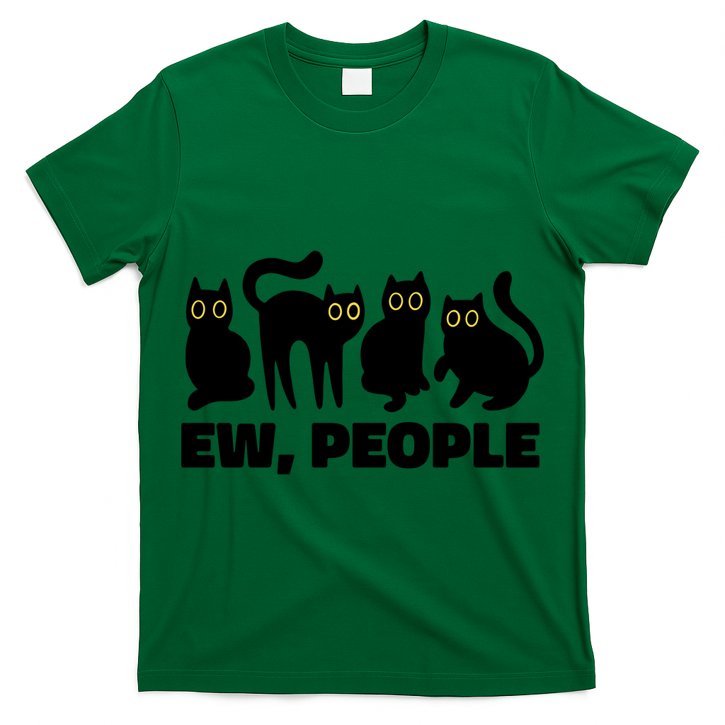 Ew People Funny Cat Lover T-Shirt
