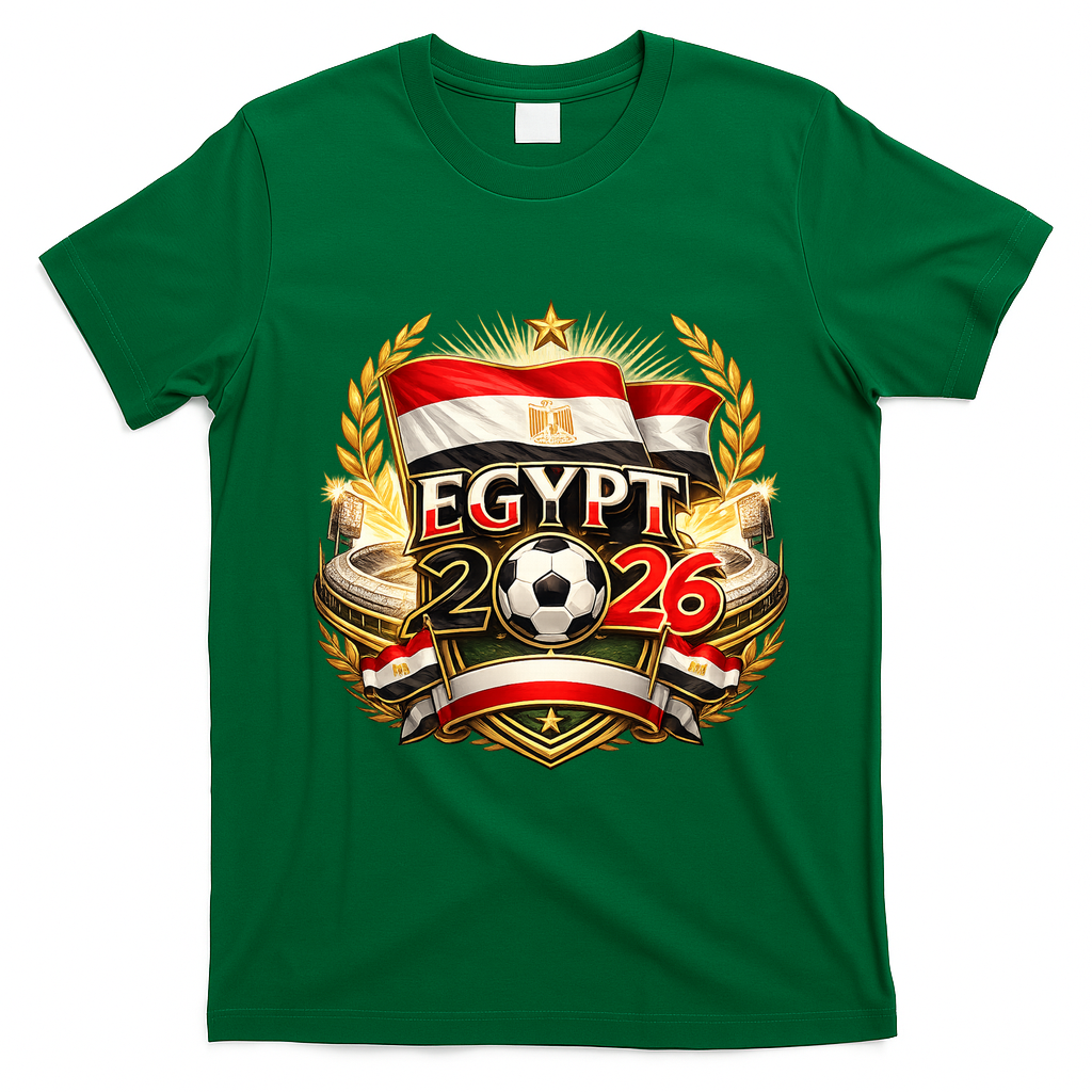 Egypt Soccer 2026 World Champion Spirit Fans T-Shirt - Irish Green