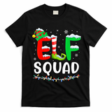 Elf Squad Christmas Festive Holiday T-Shirt - Black