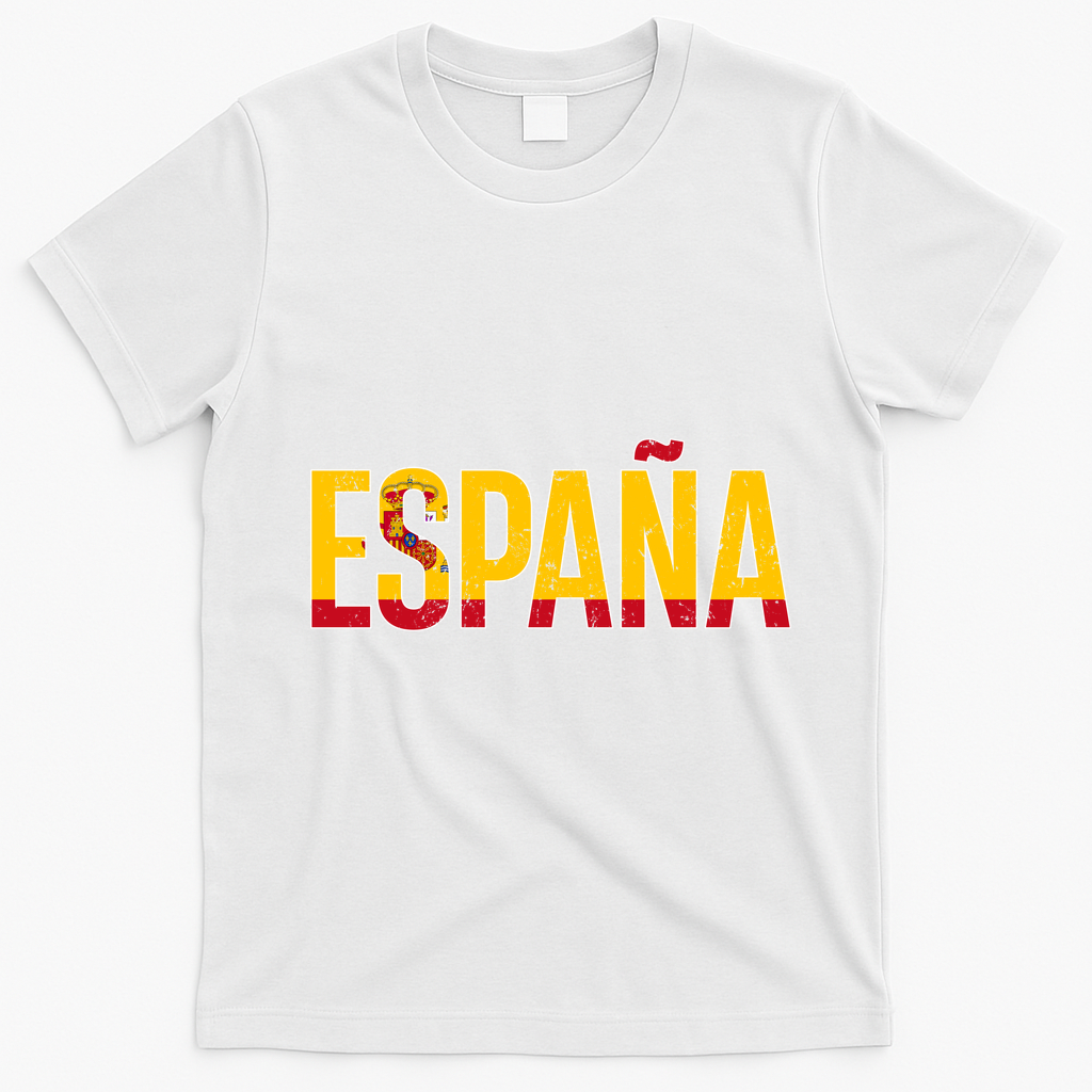 España Spanish Culture Spain Soccer T-Shirt - White