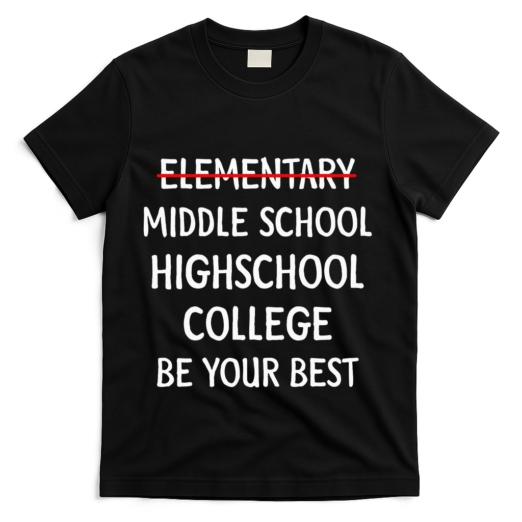 Elementary School Graduation 6th Grade Graduate T-Shirt - Black