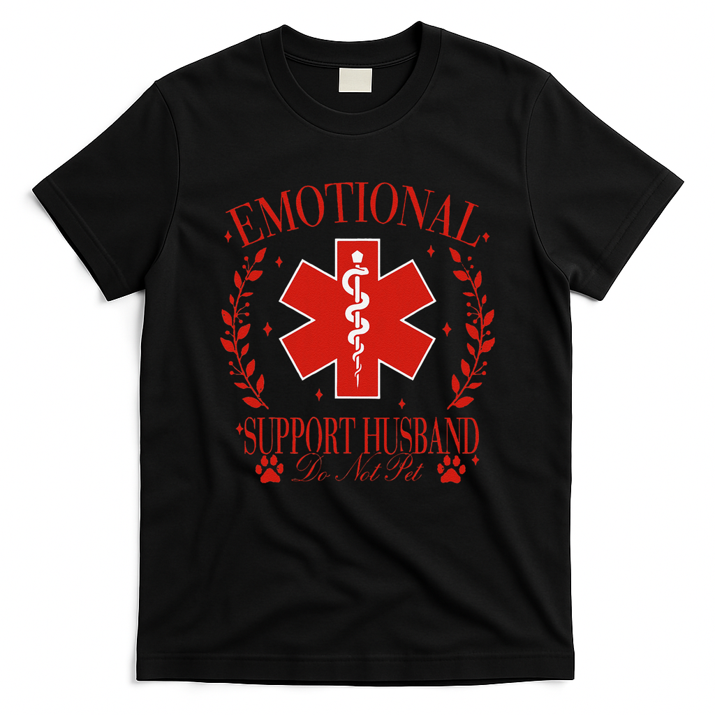 Emotional Support Husband Do Not Pet T-Shirt